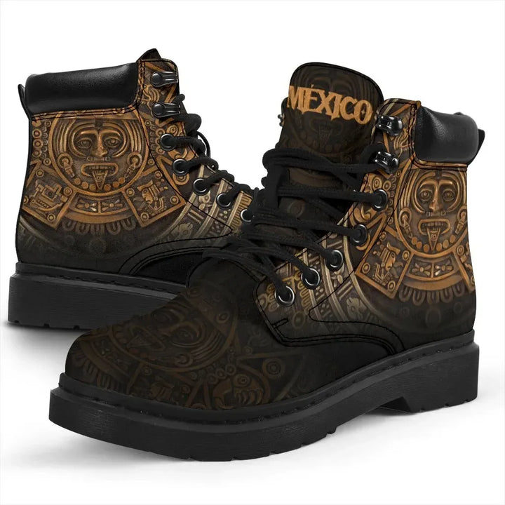 Mexico Aztec Boots The Ancient Aztec Calendar – To The Closet