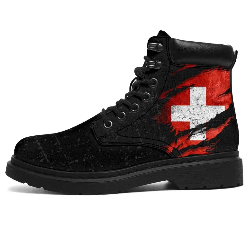 Switzerland In Me All Season Boots Special Grunge Style