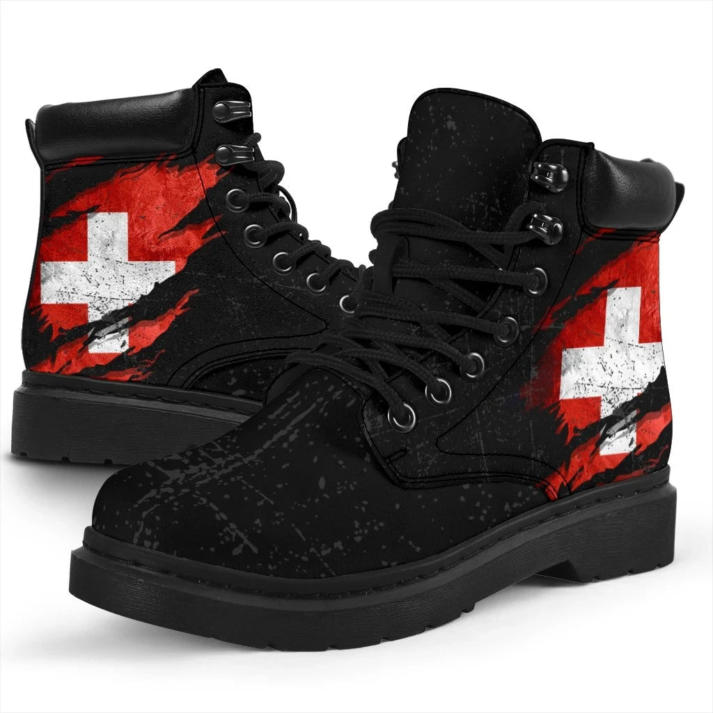 Switzerland In Me All Season Boots Special Grunge Style