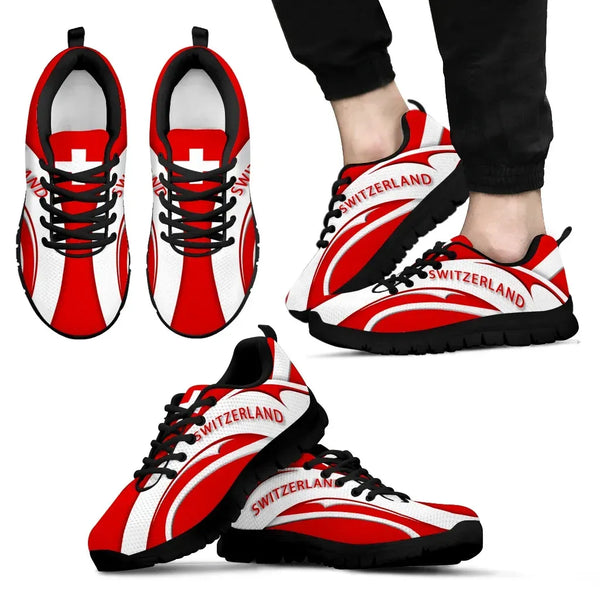 Switzerland Flag Sneakers Camber Style