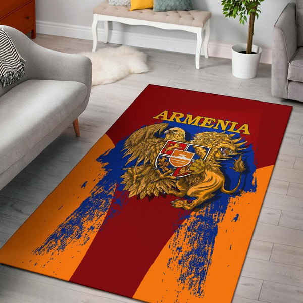 Armenia Special Coat Of Arms Area Rug