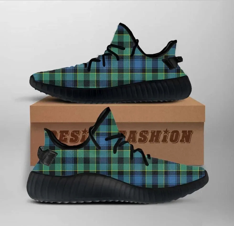 Mowat (of Inglistoun) Tartan Plaid Yeezy Shoes