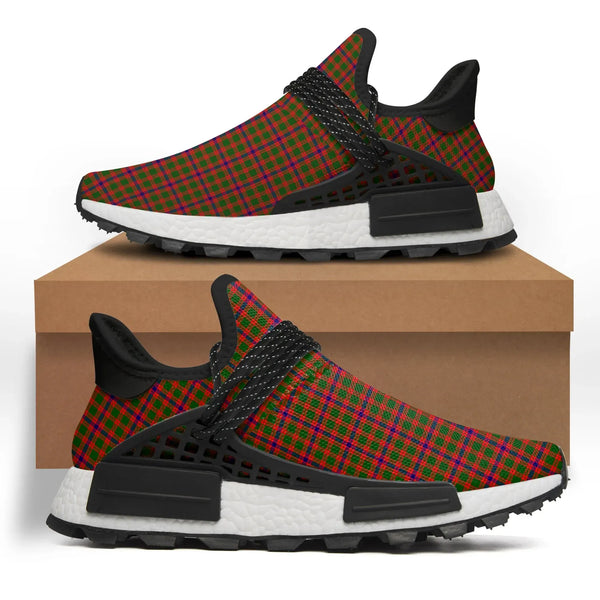 Skene Modern Tartan Plaid Like NMD Human Shoes