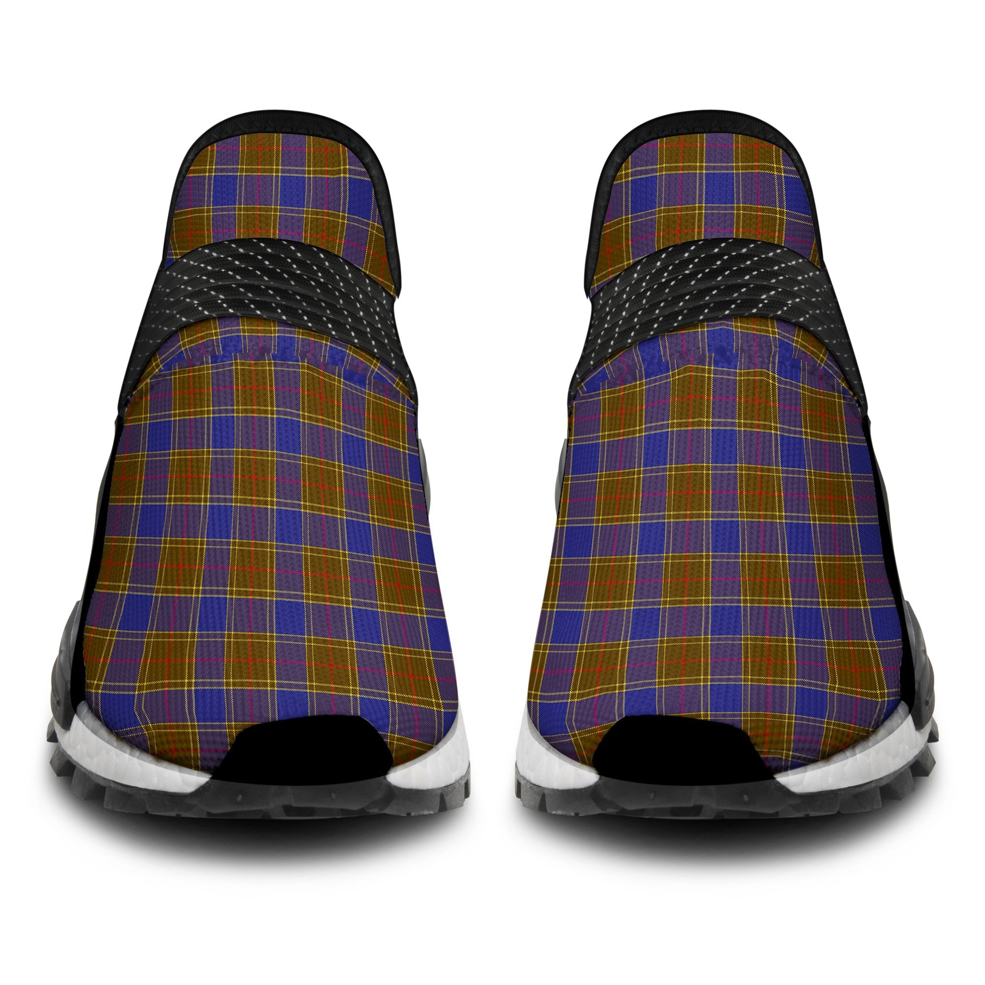 Balfour Modern Tartan Plaid Like NMD Human Shoes