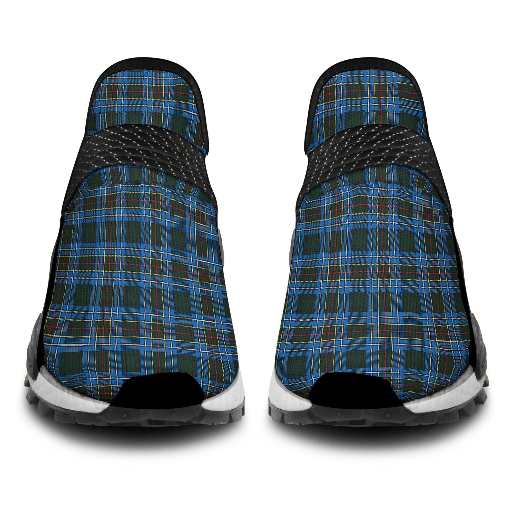 Cockburn Modern Tartan Plaid Like NMD Human Shoes