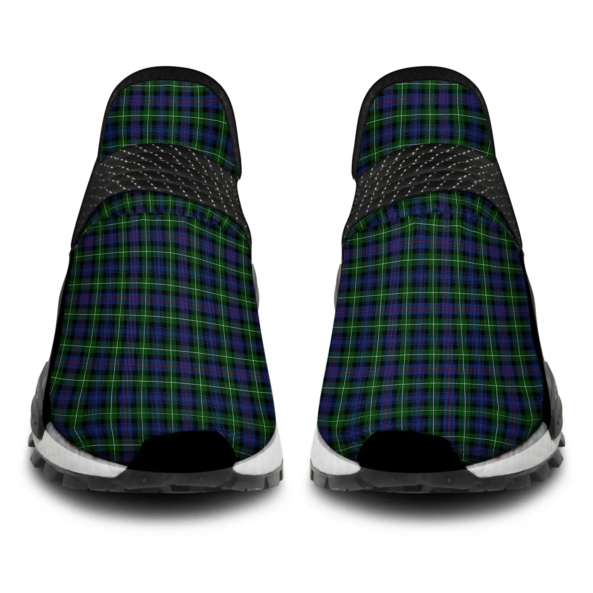 MacKenzie Modern Tartan Plaid Like NMD Human Shoes