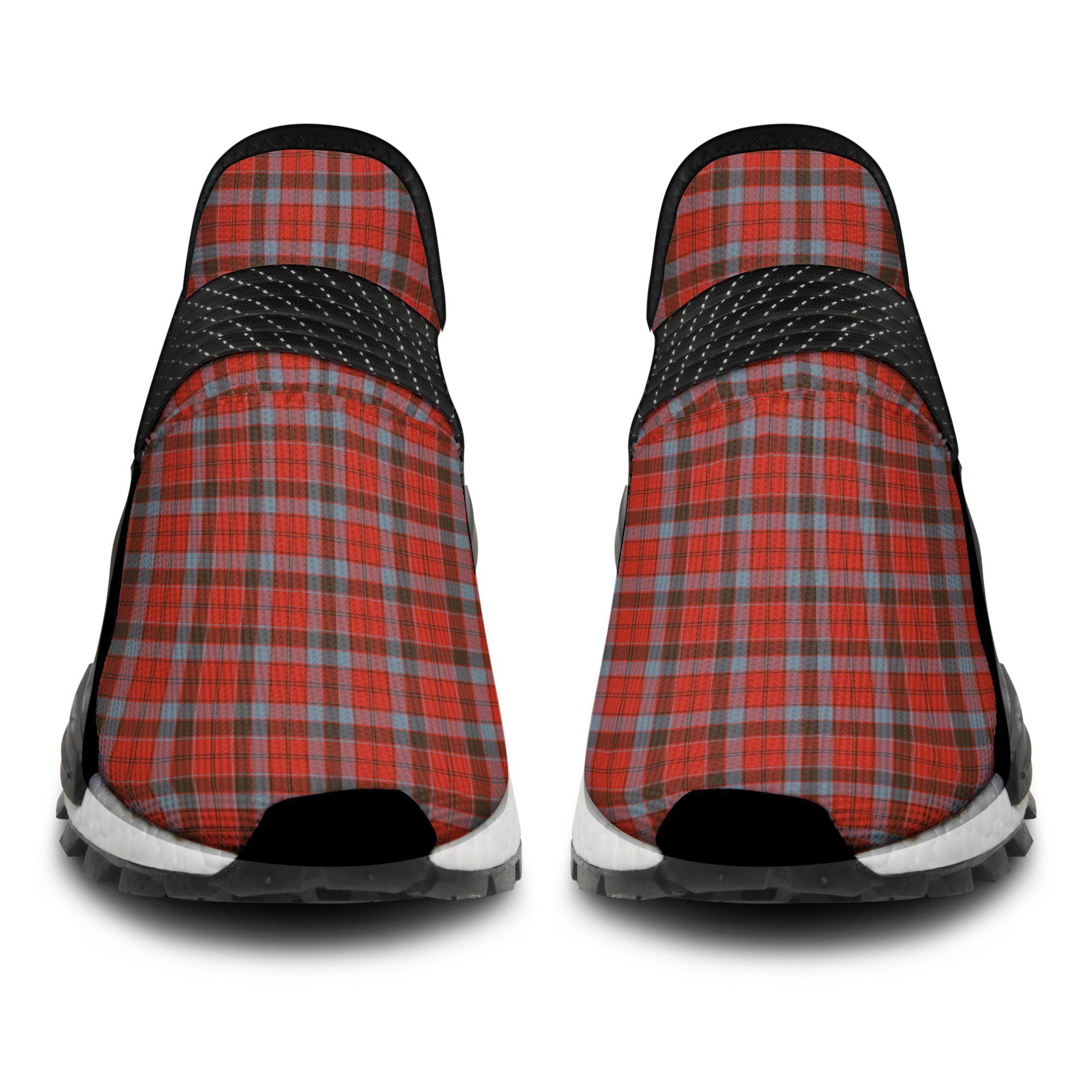 Robertson Weathered Tartan Plaid Like NMD Human Shoes