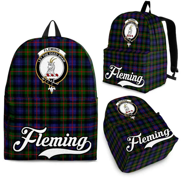 Fleming Tartan Crest Backpack