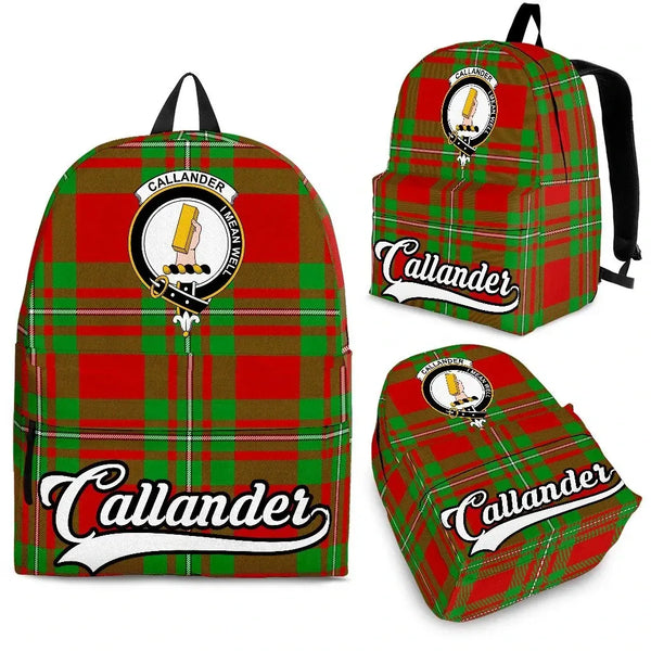 Callander Tartan Crest Backpack