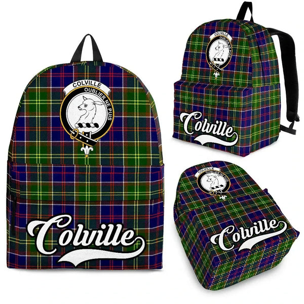 Colville Tartan Crest Backpack