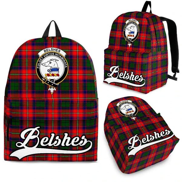 Belshes Tartan Crest Backpack