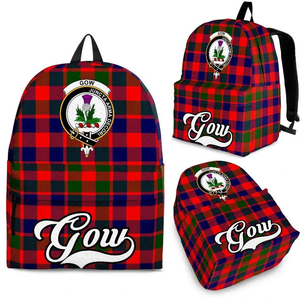 Gow (of Skeoch) Tartan Crest Backpack