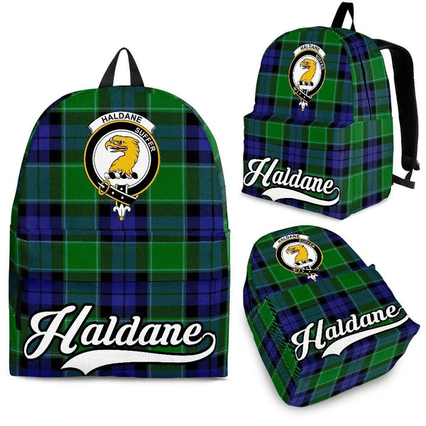 Haldane Tartan Crest Backpack