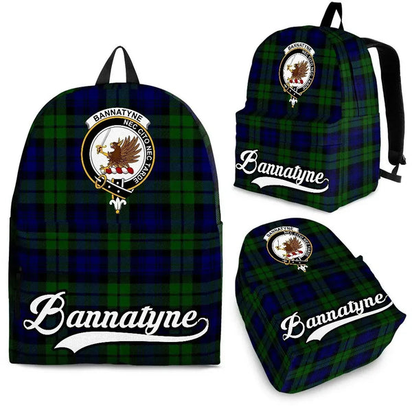 Bannatyne Tartan Crest Backpack