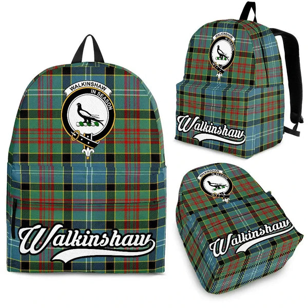 Walkinshaw Tartan Crest Backpack