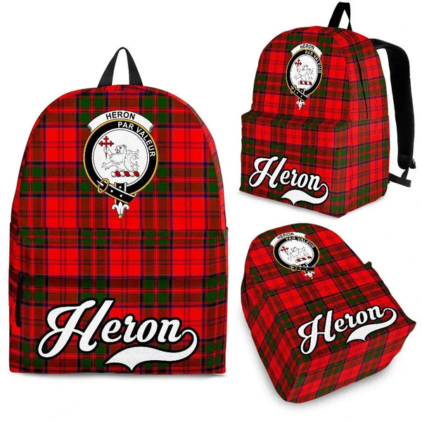 Heron Tartan Crest Backpack