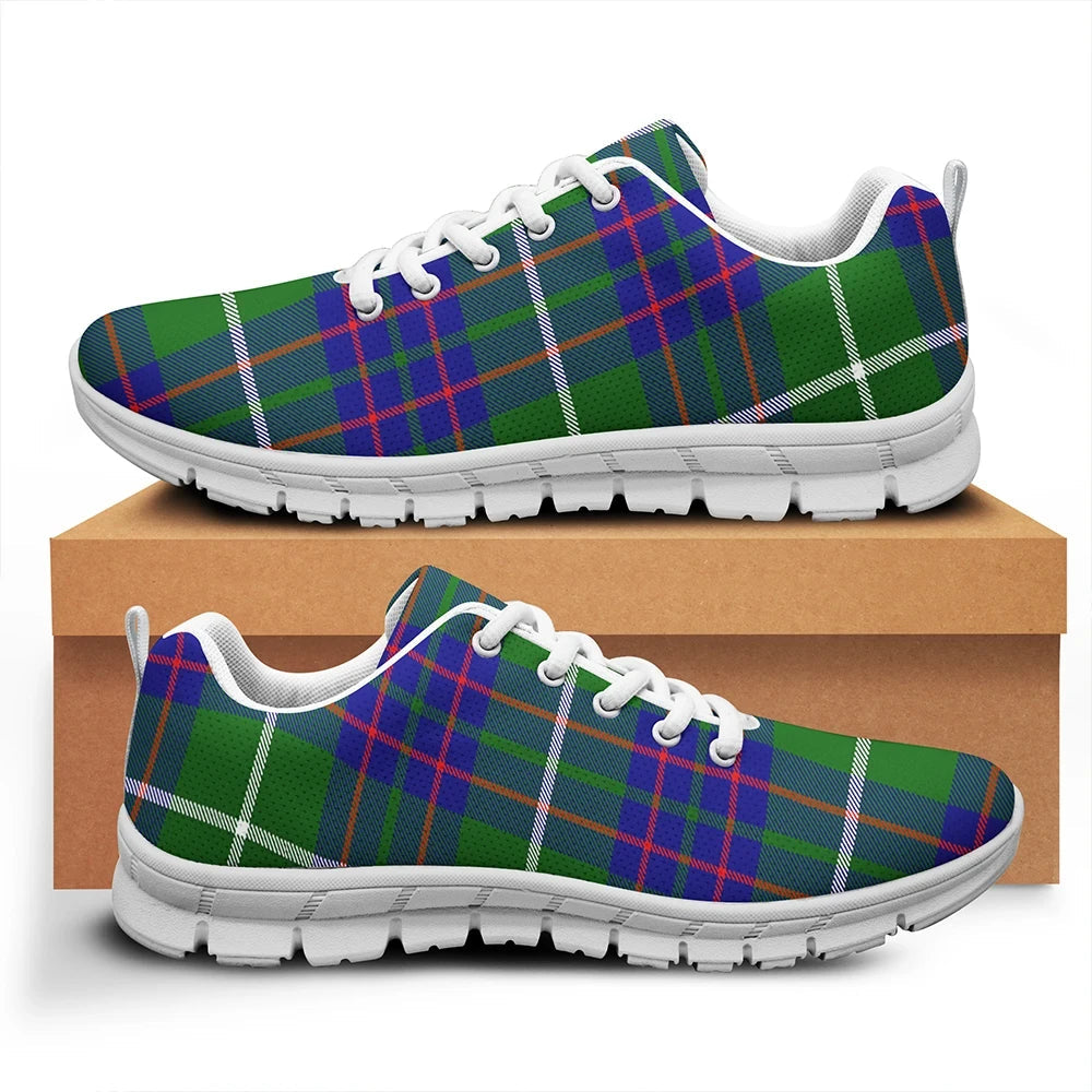 MacIntyre Hunting Modern Tartan Plaid Sneakers