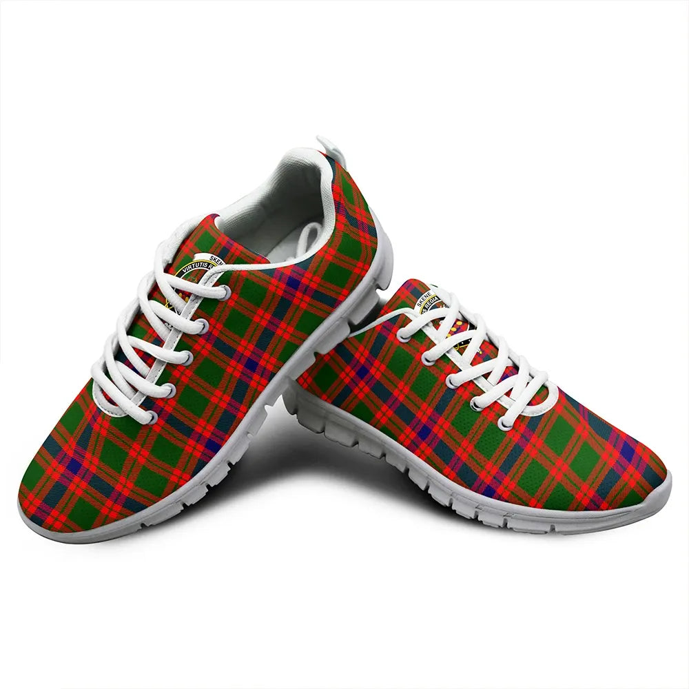 Skene Modern Tartan Crest Sneakers