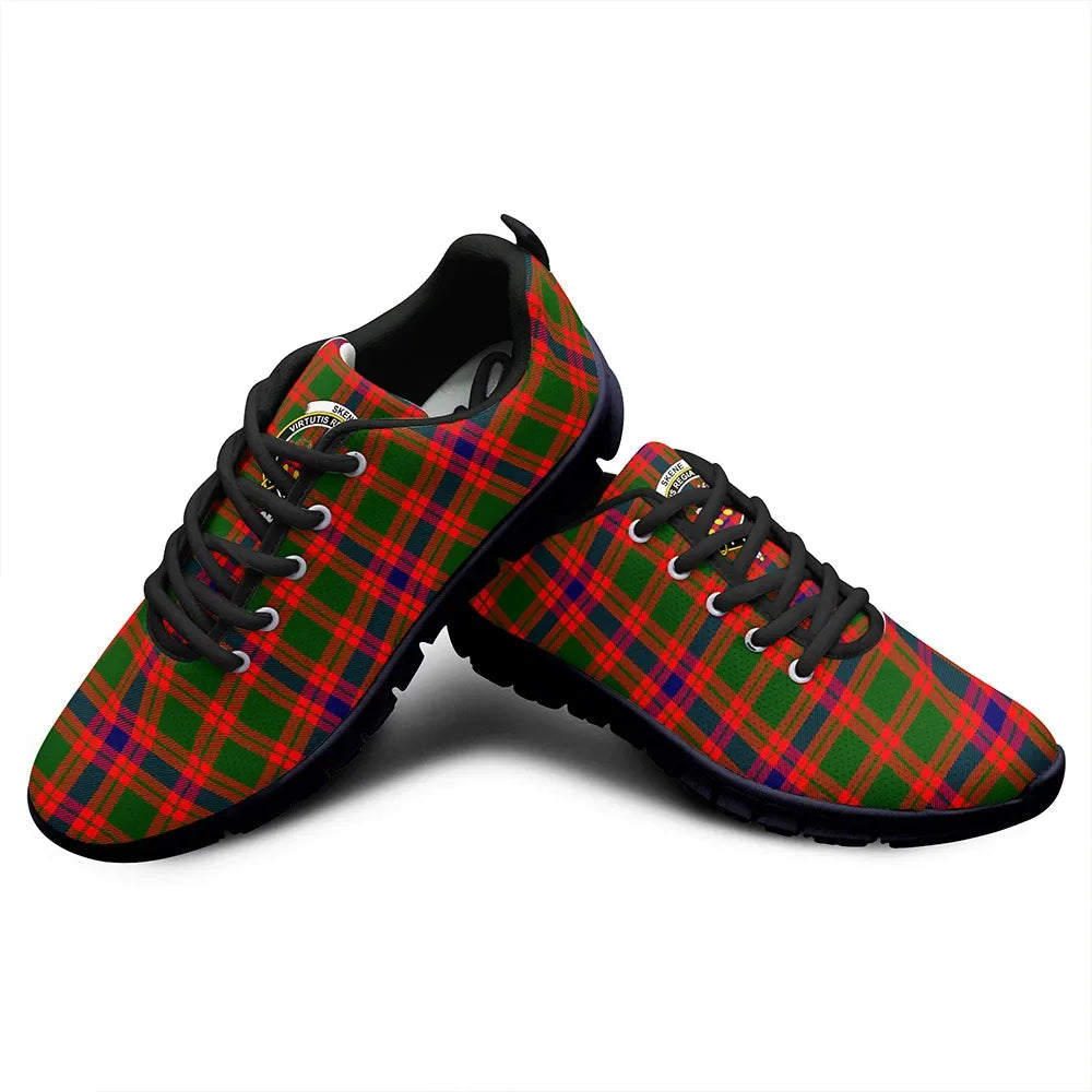 Skene Modern Tartan Crest Sneakers