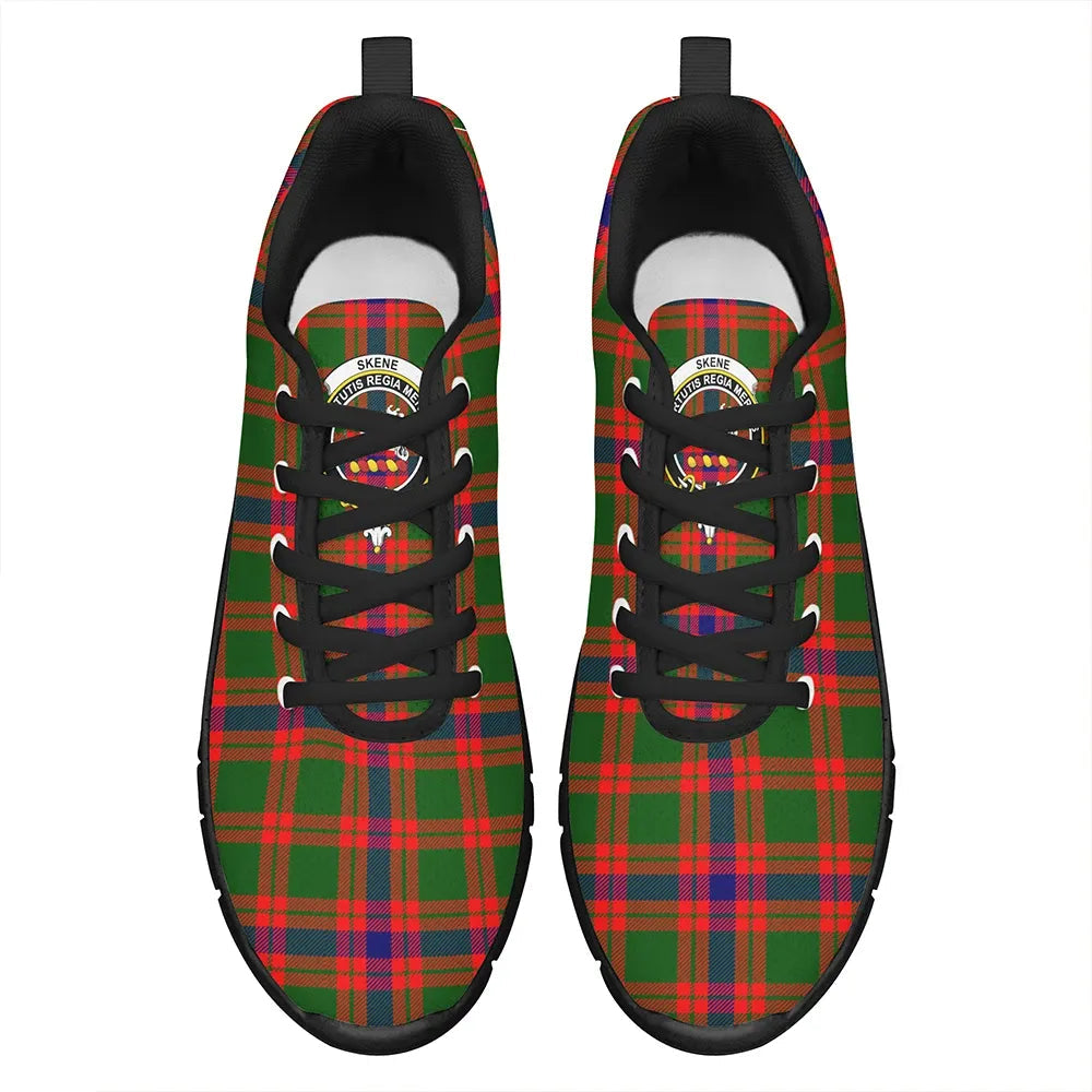 Skene Modern Tartan Crest Sneakers