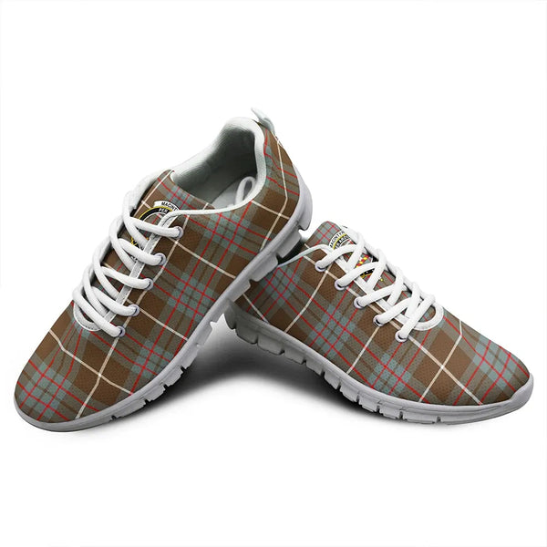 MacIntyre Hunting Weathered Tartan Crest Sneakers