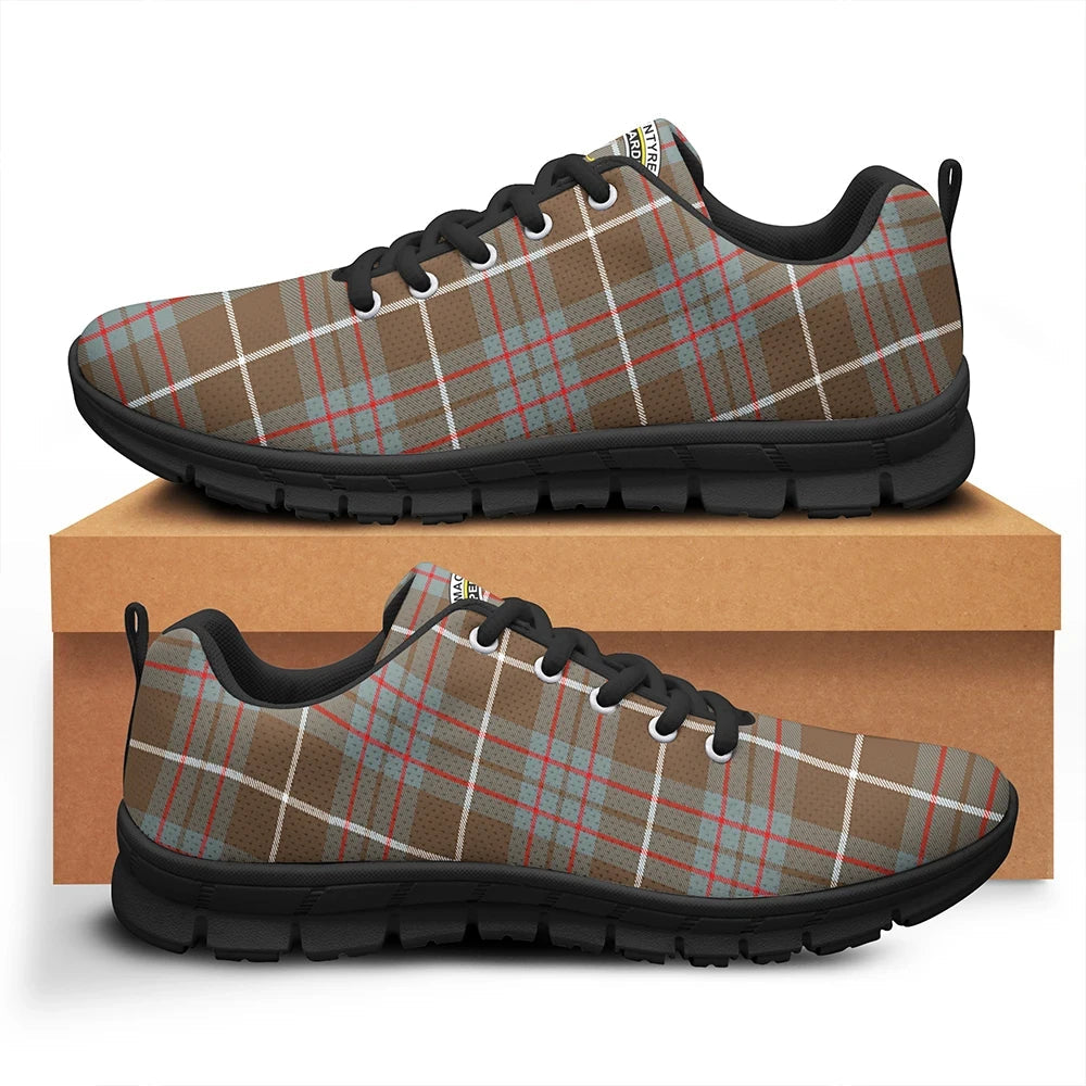 MacIntyre Hunting Weathered Tartan Crest Sneakers