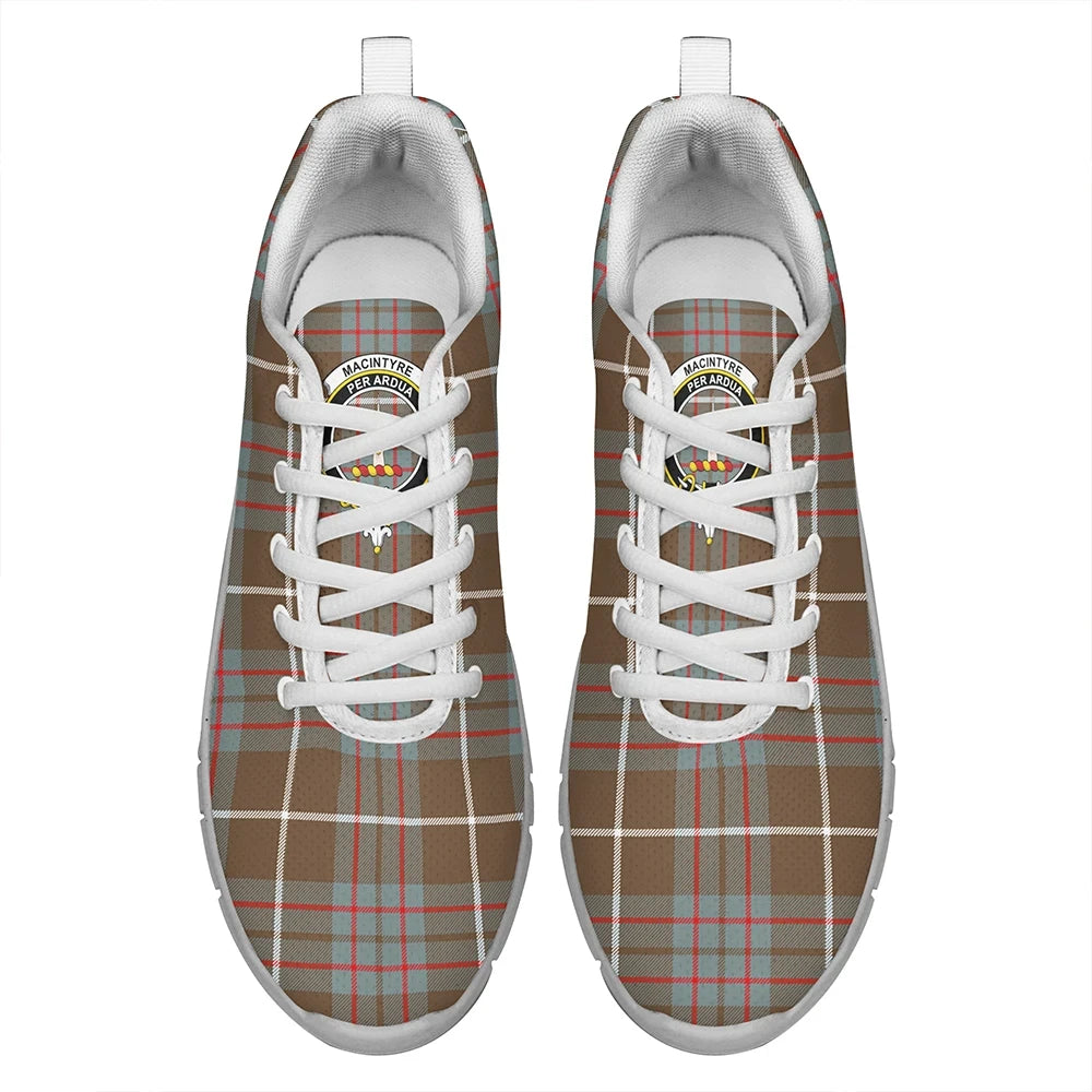 MacIntyre Hunting Weathered Tartan Crest Sneakers