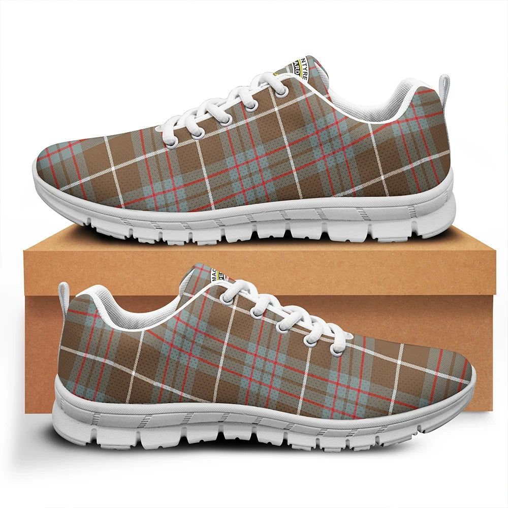 MacIntyre Hunting Weathered Tartan Crest Sneakers