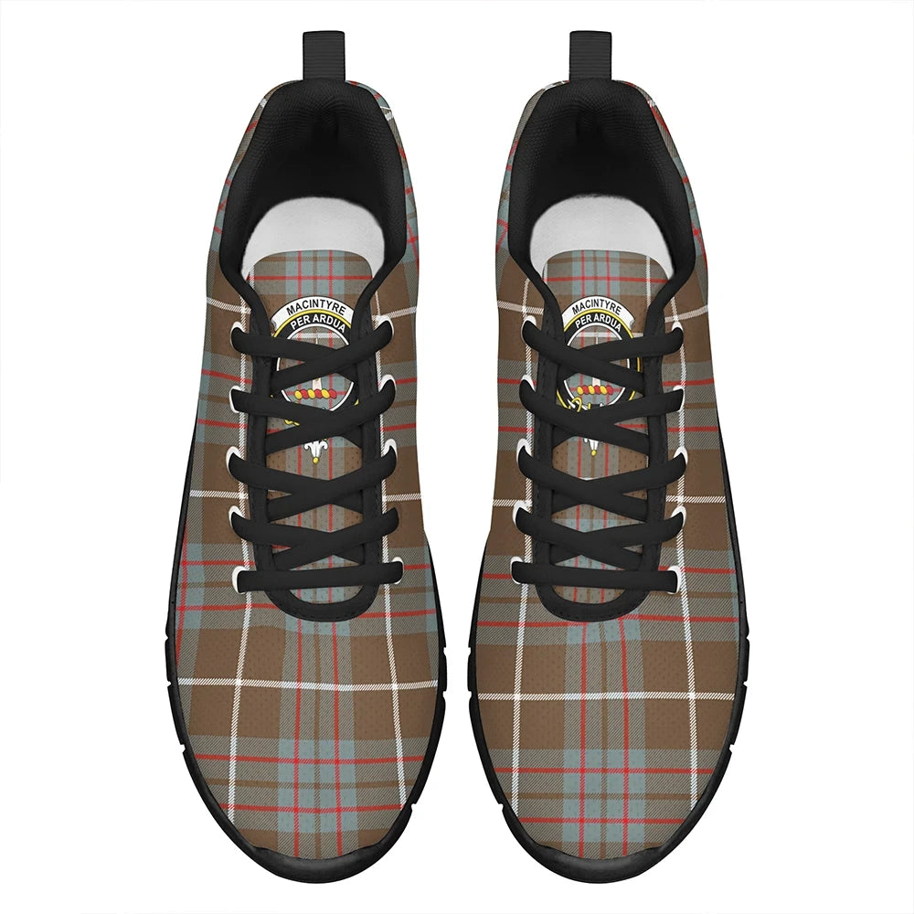 MacIntyre Hunting Weathered Tartan Crest Sneakers