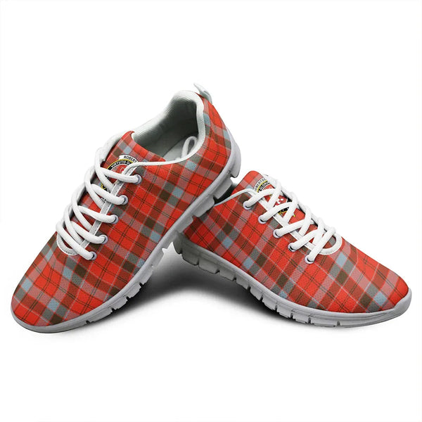 Robertson Weathered Tartan Crest Sneakers