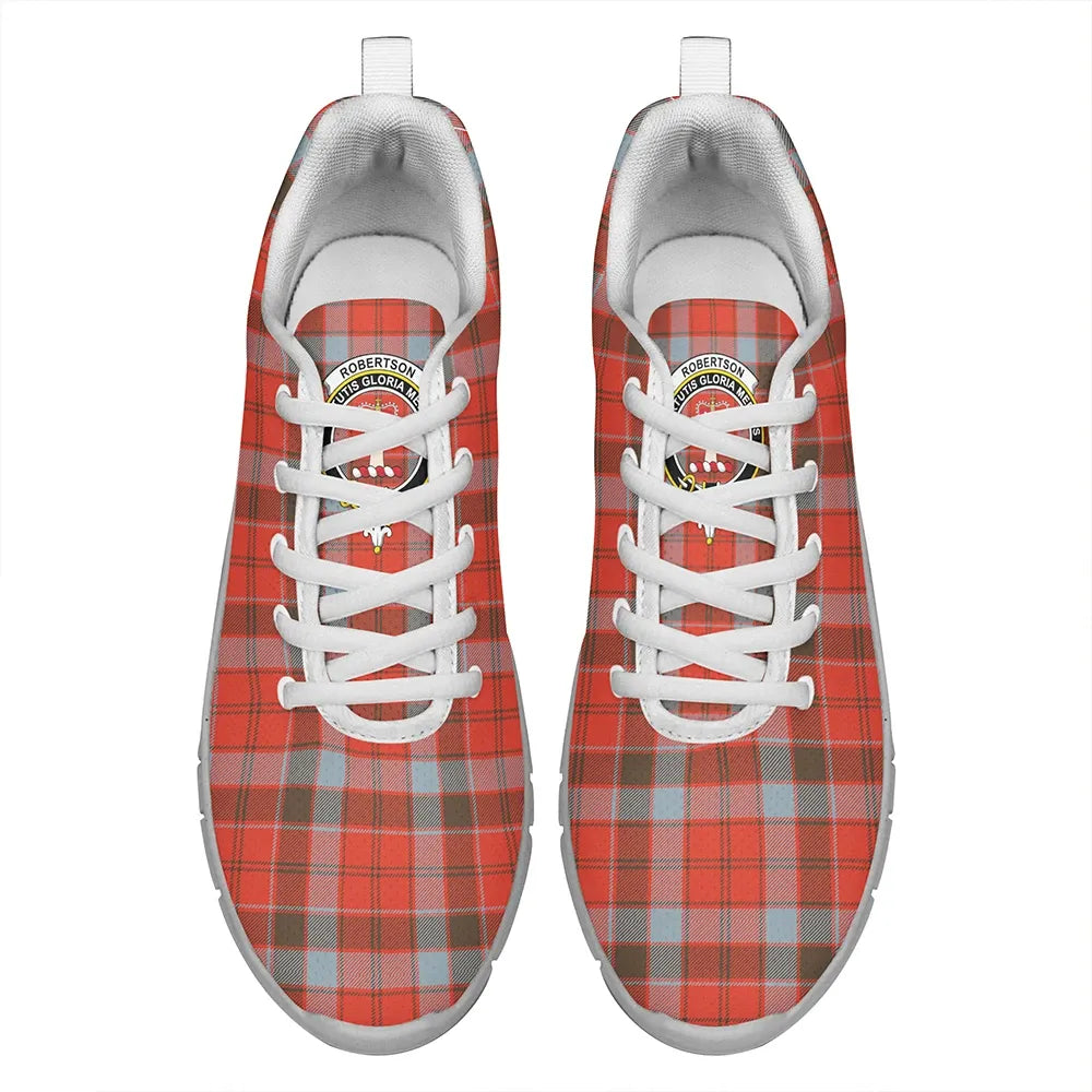 Robertson Weathered Tartan Crest Sneakers