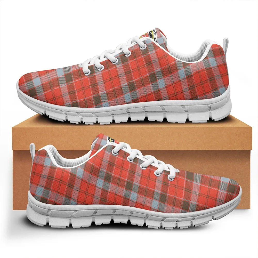 Robertson Weathered Tartan Crest Sneakers