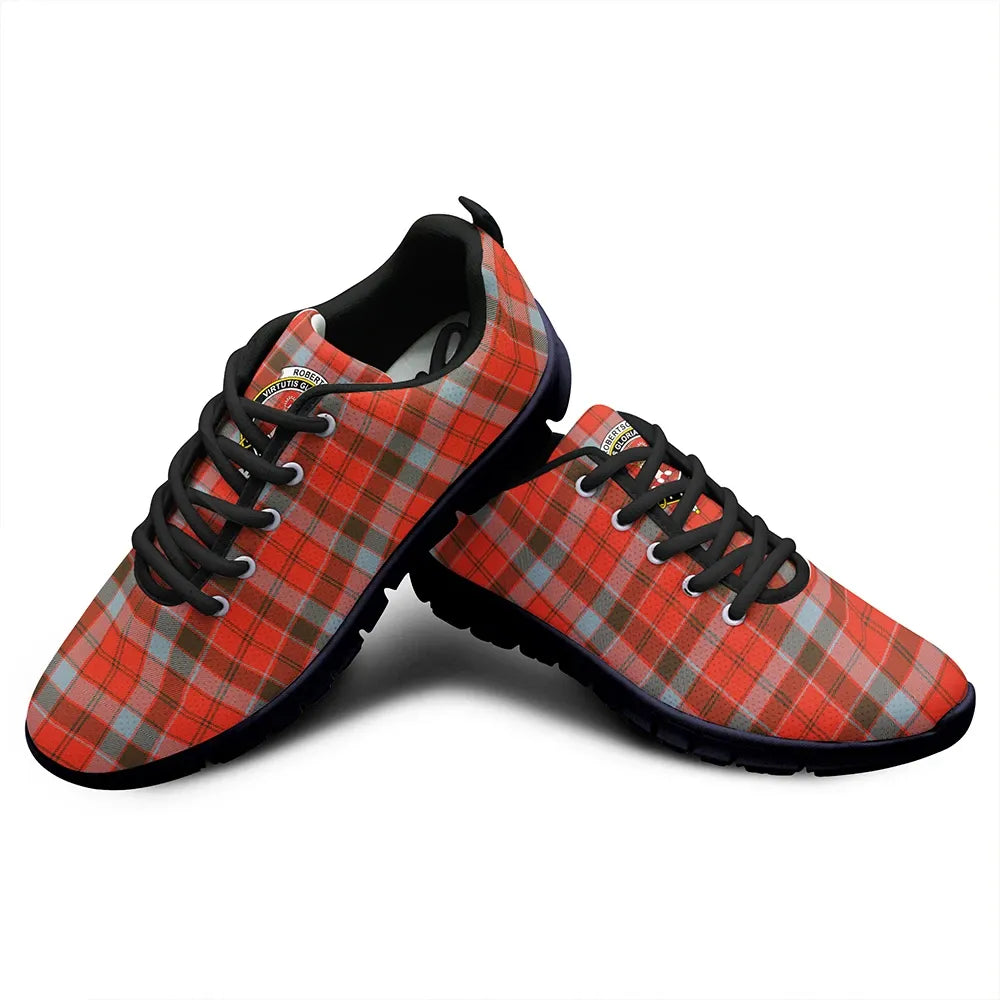 Robertson Weathered Tartan Crest Sneakers