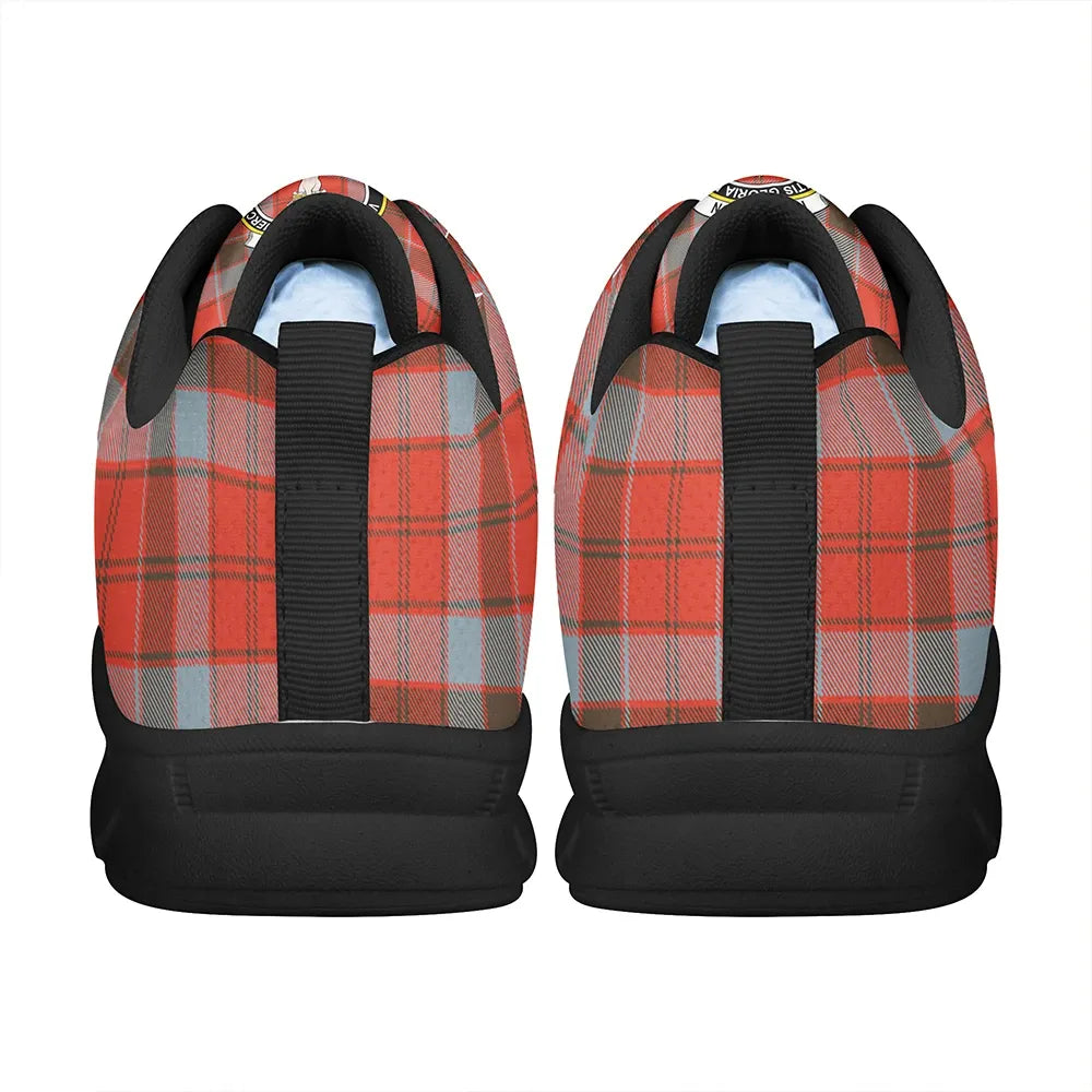 Robertson Weathered Tartan Crest Sneakers