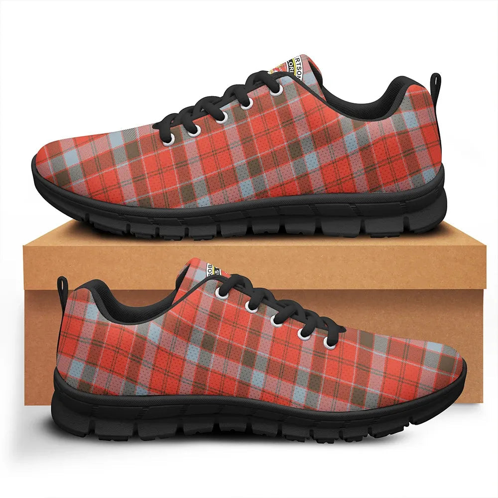 Robertson Weathered Tartan Crest Sneakers