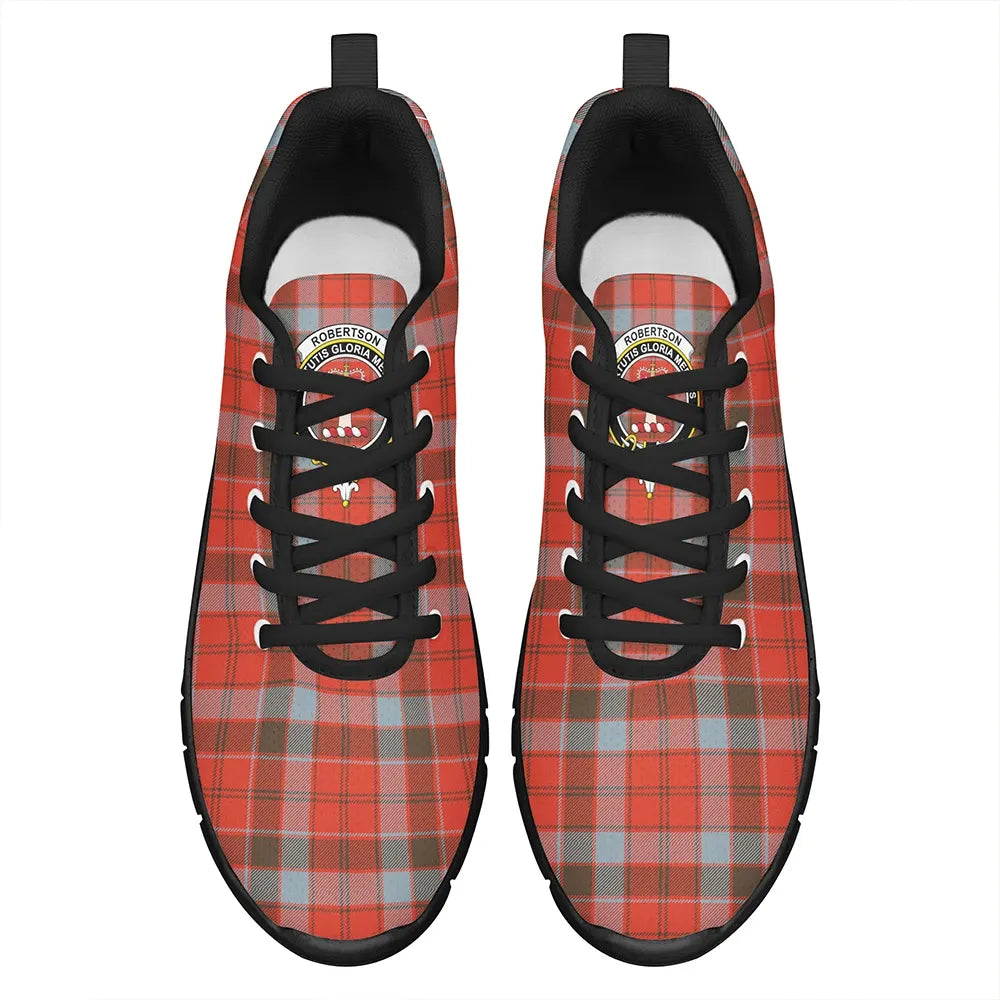 Robertson Weathered Tartan Crest Sneakers