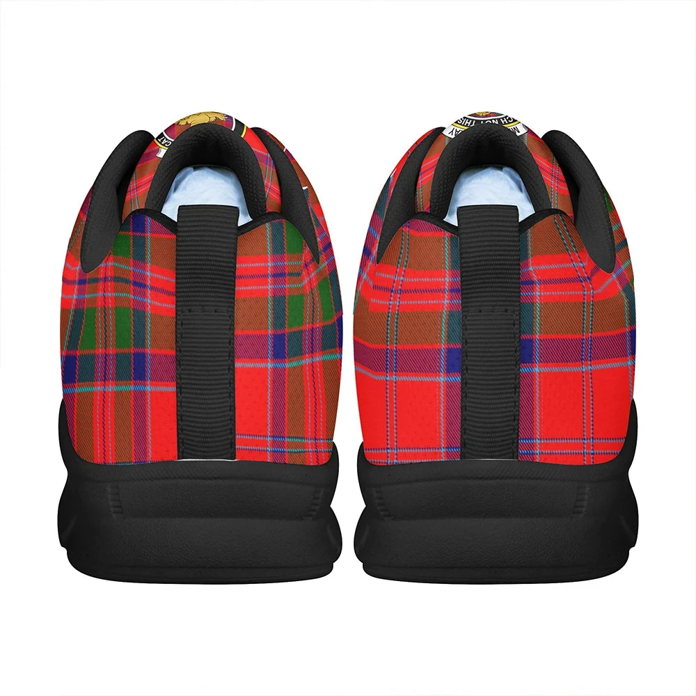 MacGillivray Modern Tartan Crest Sneakers