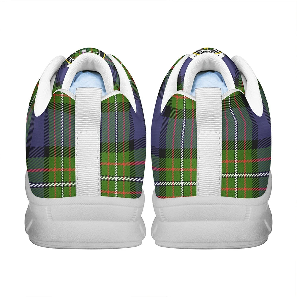 Fergusson Modern Tartan Crest Sneakers