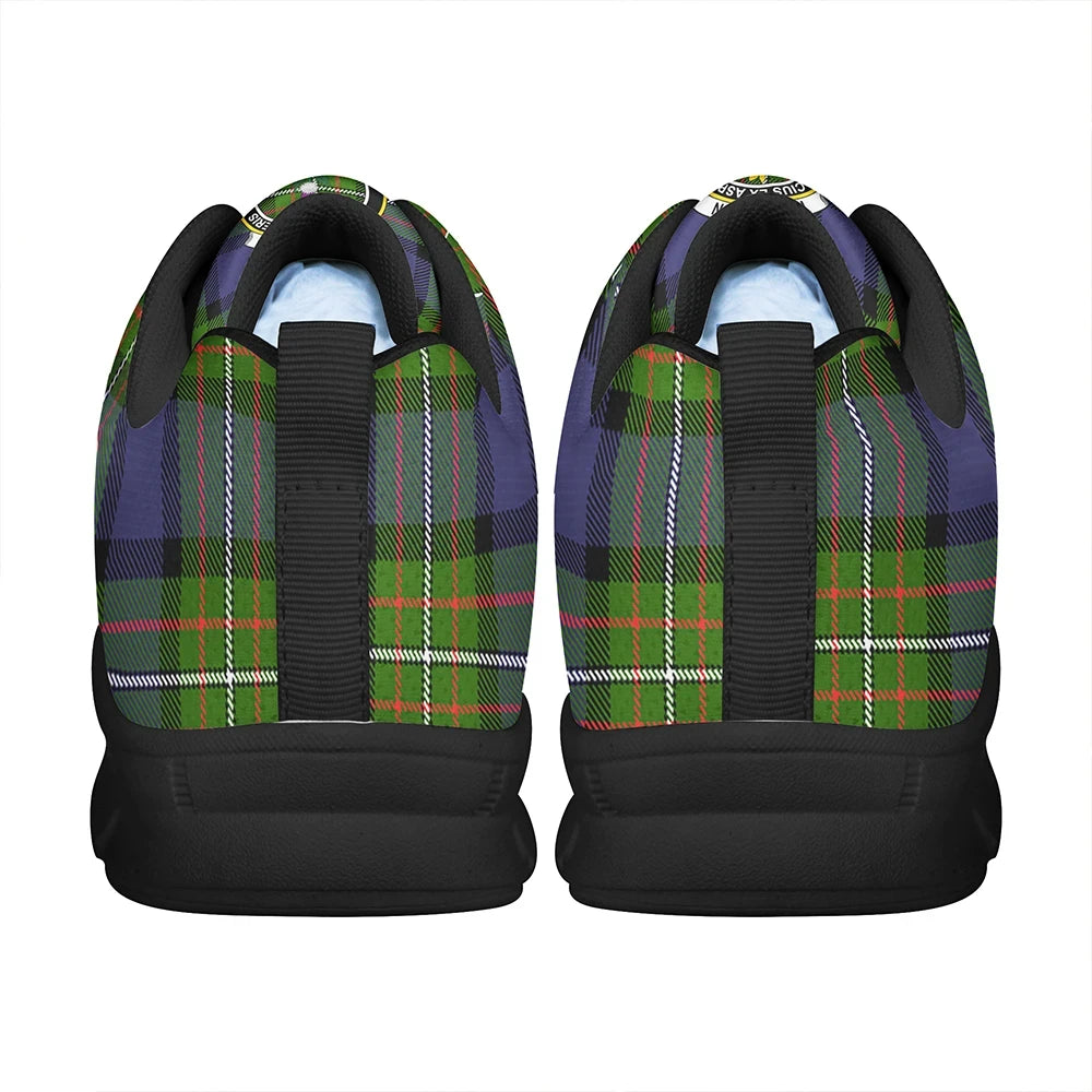 Fergusson Modern Tartan Crest Sneakers