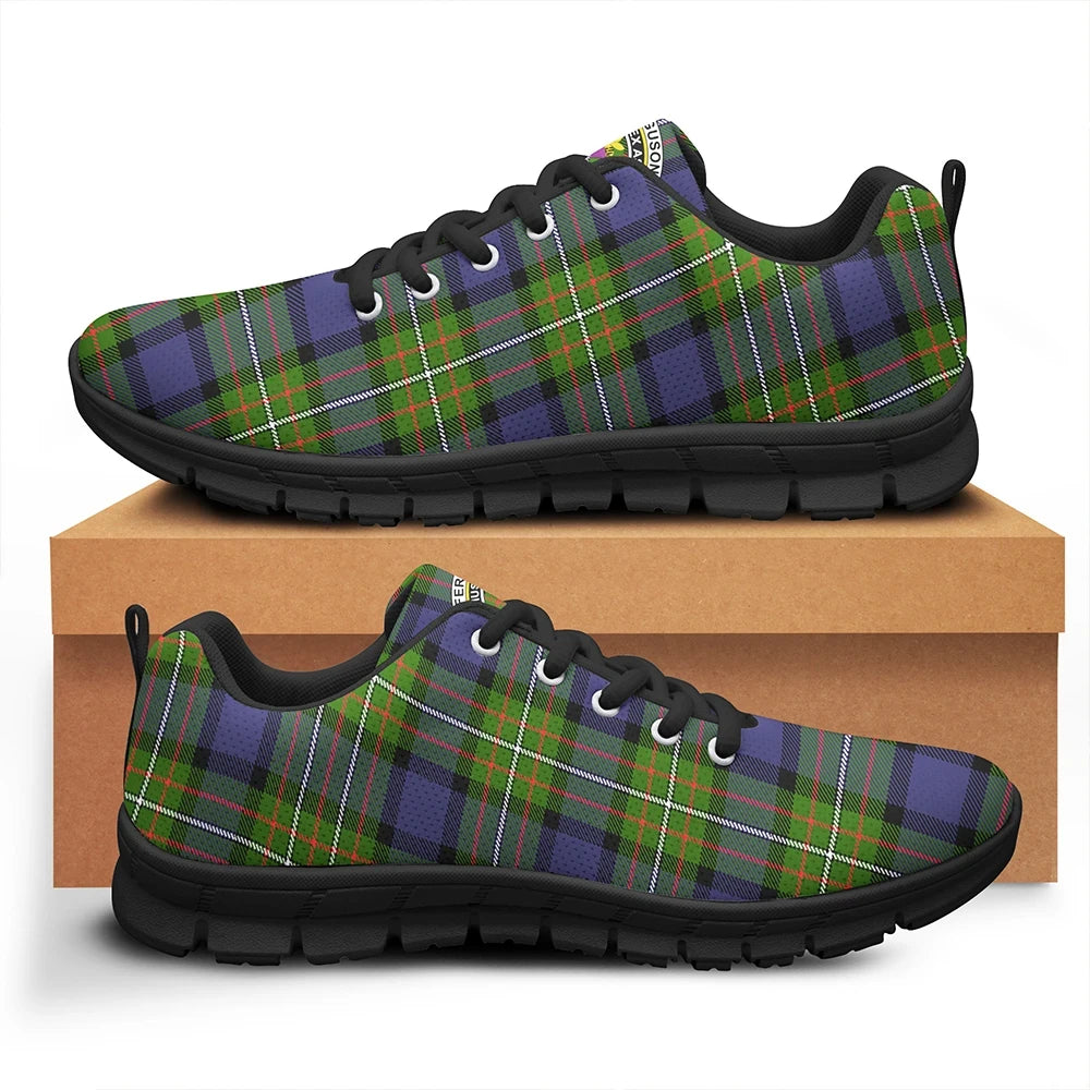 Fergusson Modern Tartan Crest Sneakers