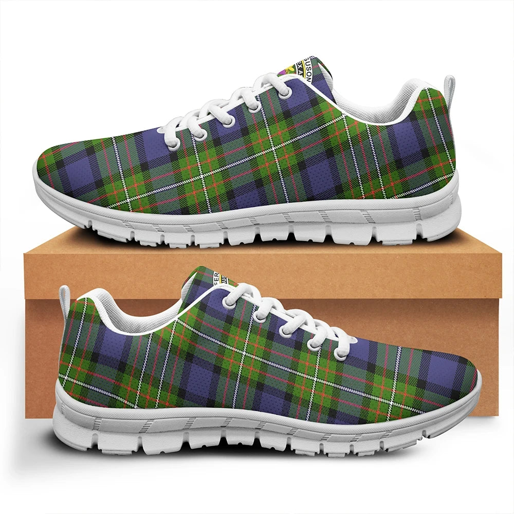 Fergusson Modern Tartan Crest Sneakers