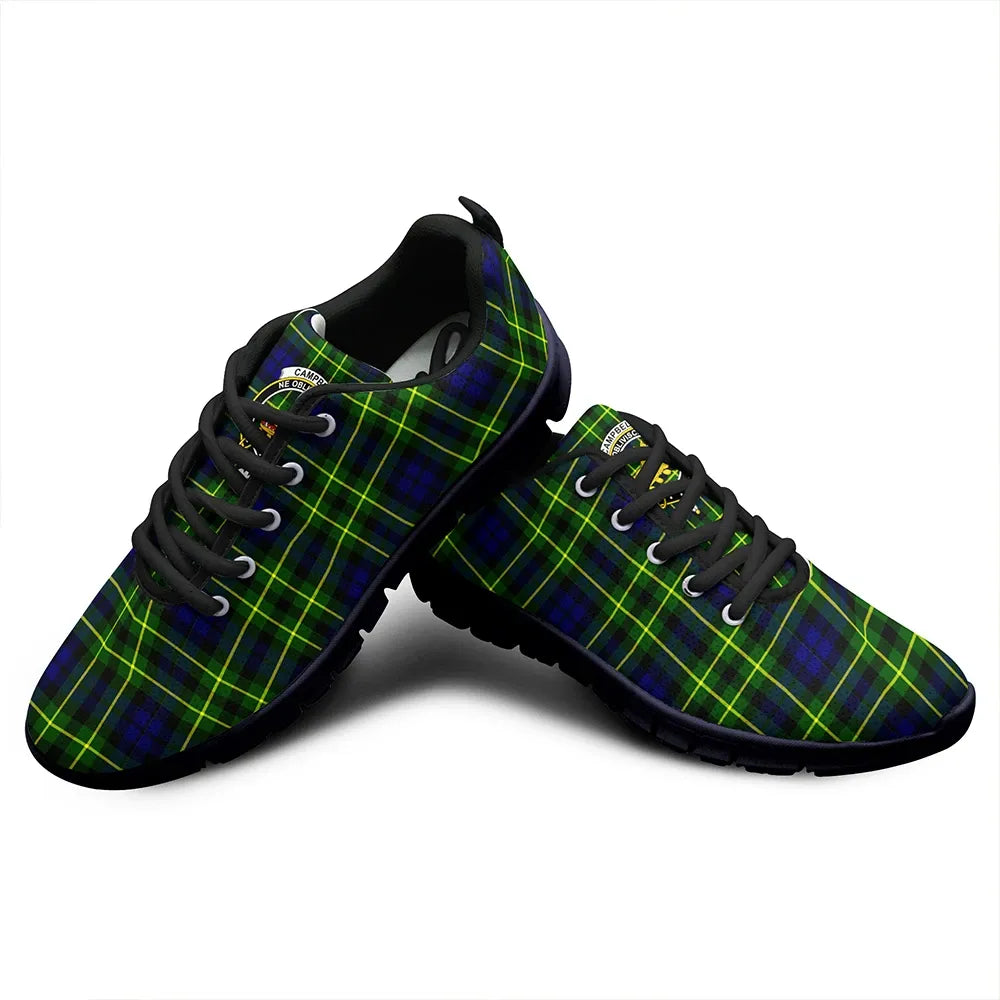 Campbell of Breadalbane Modern Tartan Crest Sneakers