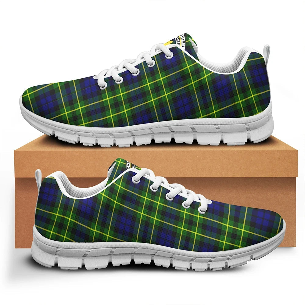 Campbell of Breadalbane Modern Tartan Crest Sneakers