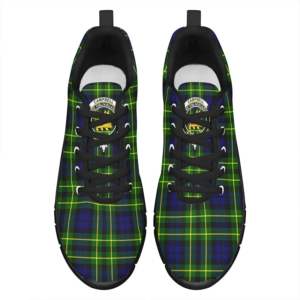 Campbell of Breadalbane Modern Tartan Crest Sneakers