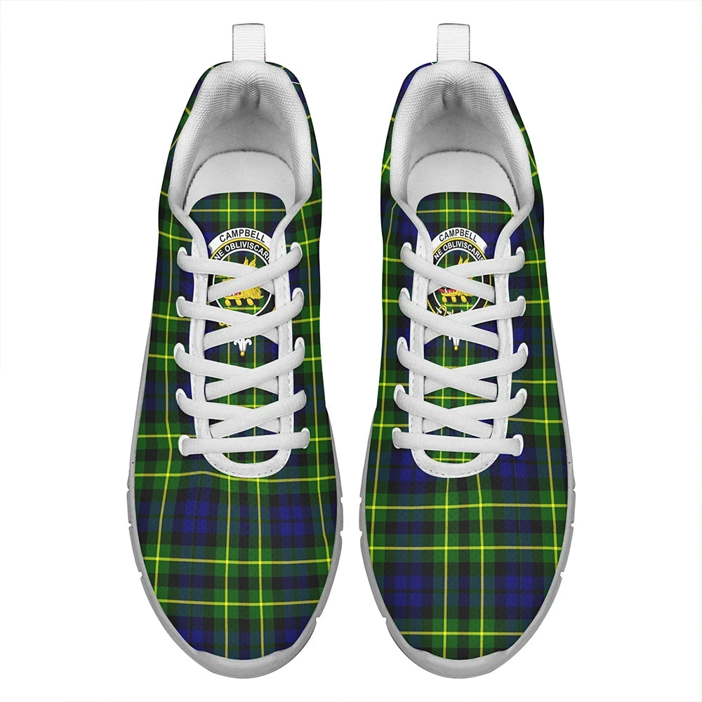 Campbell of Breadalbane Modern Tartan Crest Sneakers