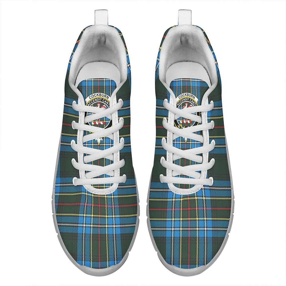 Cockburn Modern Tartan Crest Sneakers