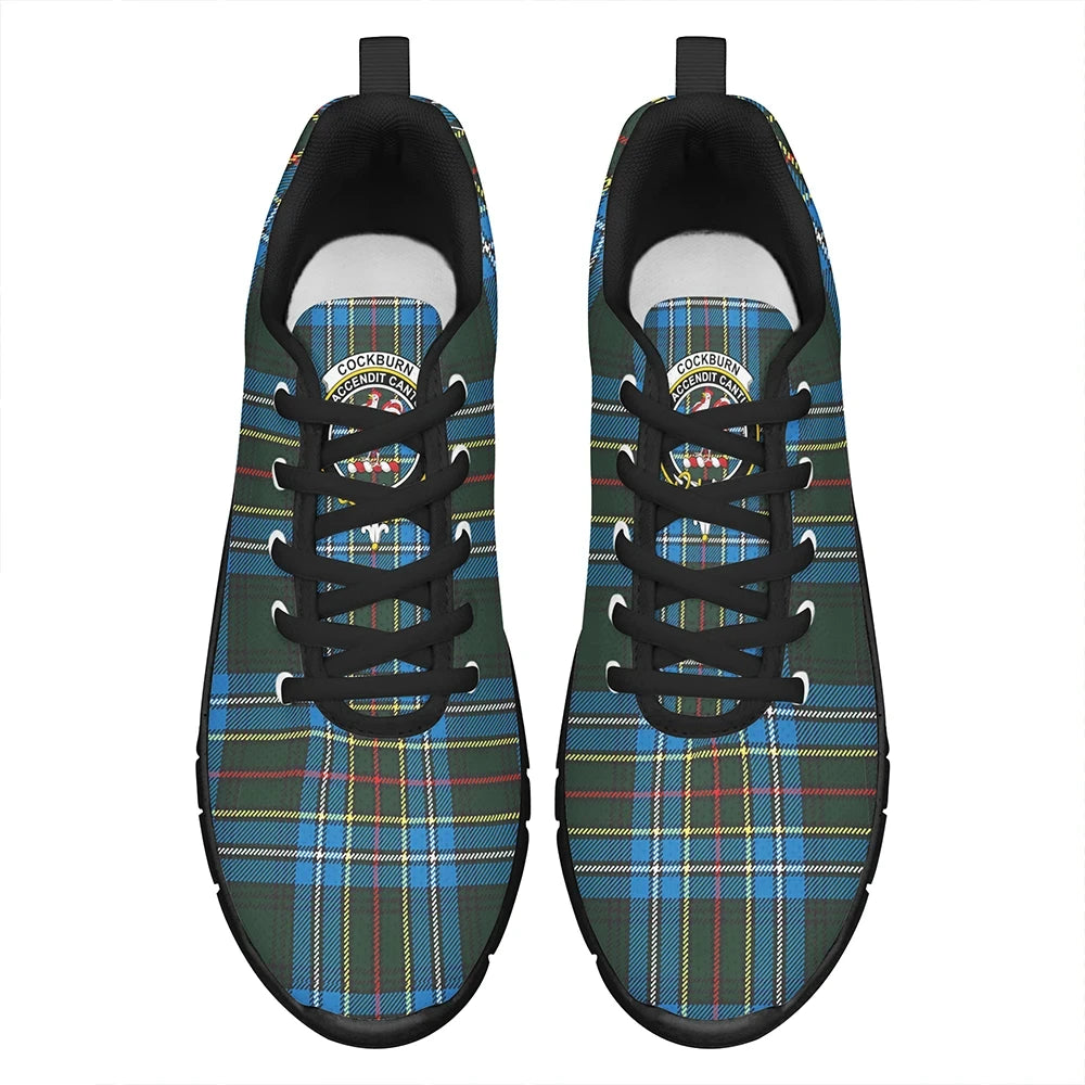 Cockburn Modern Tartan Crest Sneakers