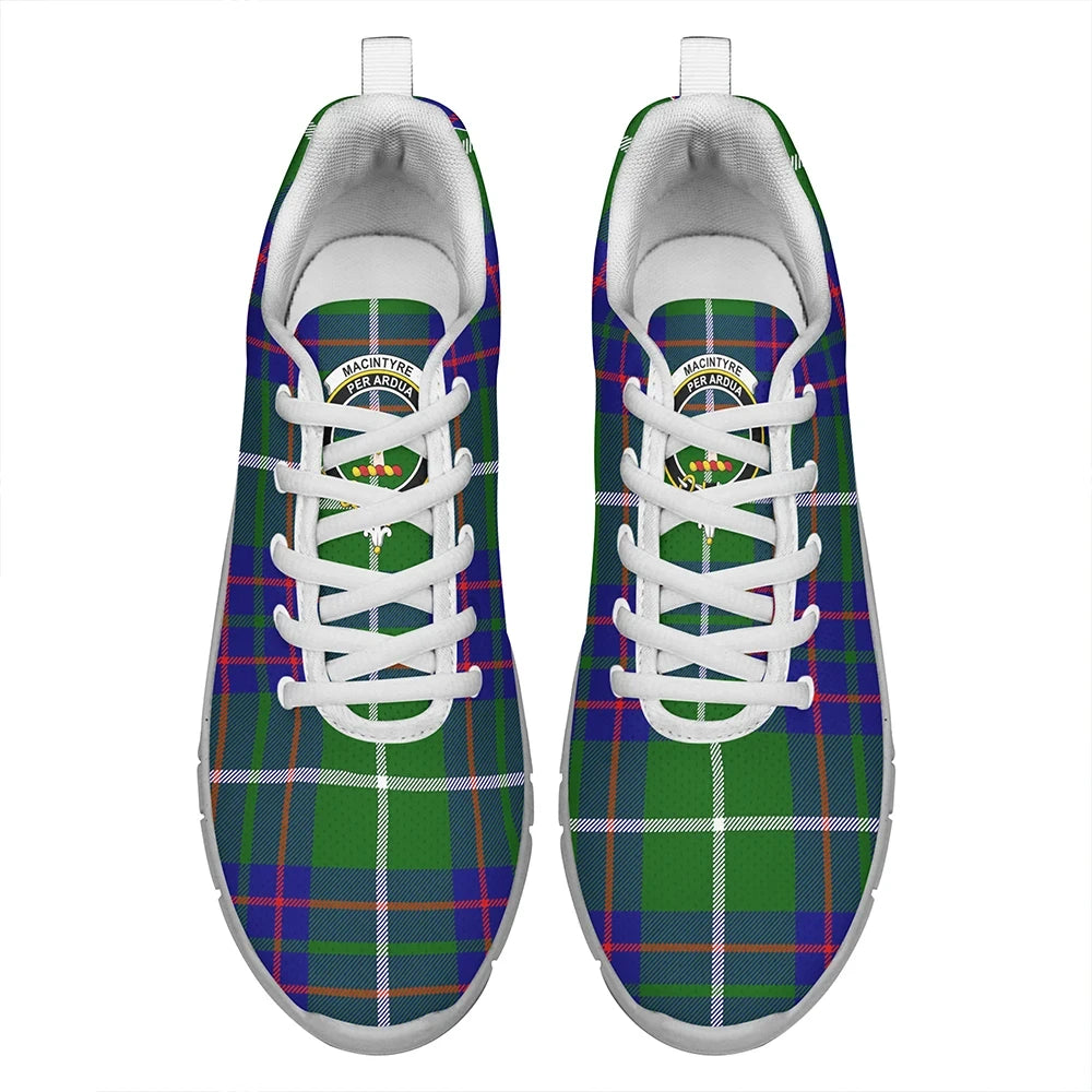 MacIntyre Hunting Modern Tartan Crest Sneakers