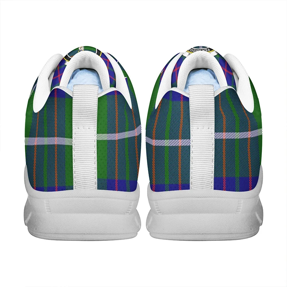 MacIntyre Hunting Modern Tartan Crest Sneakers