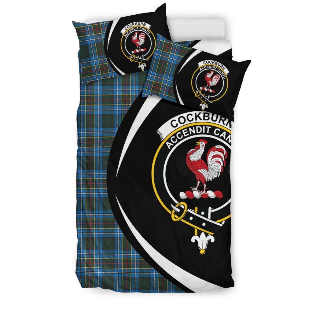 Cockburn Modern Clan Bedding Set, Scottish Tartan Cockburn Modern Clan Bedding Set Circle Style